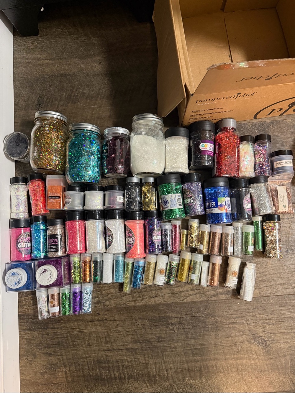 Mixed Craft Glitter Bundle - Multicolor Jars & Tubes
